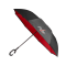 Parasol FitLine czarno-czerwony